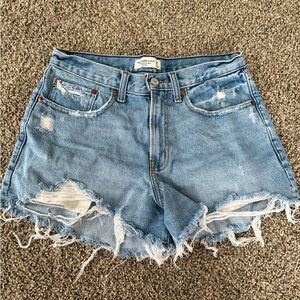 Women's Distressed Denim Shorts
